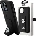 Karl Lagerfeld Klhcp14lgsachpk Iphone 14 Pro 6.1 Gripstand Saffiano Choupette Pins Telefondeksel