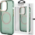 GUESS Guhmp14xhtcma Iphone 14 Pro Max 6.7 Khaki Outline Telefondeksel