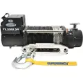 Superwinch Tiger Shark 9500 Elektrisk Vinsj Med Syntetisk Tau 4309kg 12v