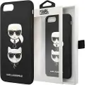 Karl Lagerfeld Klhci8sakickcbk Iphone 78se 2020se 2022 Saffiano Karl&choupette Head Telefondeksel