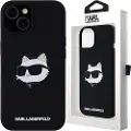 Karl Lagerfeld Klhmp15mschpplk Iphone 15 Plus14 Plus 6.7 Silicone Choupette Head Telefondeksel
