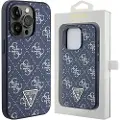 GUESS Guhcp15lpg4gpb Iphone 15 Pro 6.1 Niebieski 4g Triangle Telefondeksel