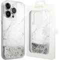 GUESS Guhcp14xlcsgsgh Iphone 14 Pro Max 6.7 Biały Liquid Marble Telefondeksel