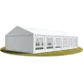 TOOLPORT 5x12 m partytelt, PVC-presenning, hvit