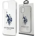 U.s. polo assn. Deksel US Polo Assn US Polo USHCP12LTPUHRWH iPhone 12 Pro Max 6,7 tommer Hvit/hvit glanset stor logo