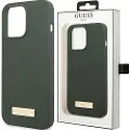GUESS Guhmp13lspla Iphone 13 Pro13 6.1 Khaki Silicone Plate Telefondeksel