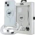 Karl Lagerfeld Klhmp14shcchnt Iphone 141315 6.1 Iml Choupette Head&cord Telefondeksel