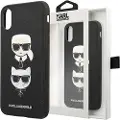 Karl Lagerfeld Klhci65sakickcbk Iphone Xs Max Saffiano Karl&choupette Head Telefondeksel