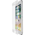 Belkin ScreenForce TemperedCurve - Skjermbeskyttelse for mobiltelefon - glass - 5.5 - rammefarge hvit - for Apple iPhone 7 Plus, 8 Plus