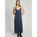 Pepe Jeans Petal Ermeløs Lang Kjole