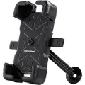 RockBros Holder for telefon 4.5-7.2 do motorsykkel roterende 360 - svart