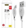 Dudao USB-C-kabel 2,1A 1 - Hvit