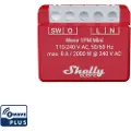 Shelly Qubino Wave 1PM Mini, Smartbryter, Trådløs, Plast, Matt, 25 dBmW, 868,4 MHz