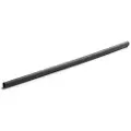 MultiLine Sugerør Ø8x230mm uden knæk plantebaseret Charcoal Sort,200 stk/ps - (200 stk.)