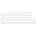 MultiLine Sugerør Ø8x230 mm uden knæk enkeltpakket Bionedbrydelig Papir Hvid,500 stk/ps - (500 stk.)