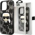 Karl Lagerfeld Klhcp13lpmnikbk Iphone 13 Pro13 6.1 Monogram Ikonik Patch Telefondeksel