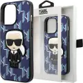 Karl Lagerfeld Klhcp13mpmnikbl Iphone 13.14.15 6.1 Monogram Ikonik Patch Telefondeksel