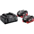 Metabo Basis 2x 18v 5.5ah Lihd Lader Og Batteri