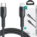 JOYROOM Flash-Charge USB-kabel - USB-C til Lightning 30W 1m - Svart