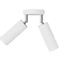 Creative Cables Med Bulb 2-pæret Lampe Med Tub-e14 Skjerm Og Rund Rosett-