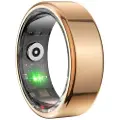 COLMI R02 Vanntett Smart Ring - dansk, svensk, engelsk språk - Størrelse: 9/18.9mm - Gull