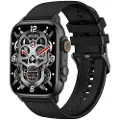 COLMI C81 Smartwatch - stor AMOLED-skjerm og avanserte funksjoner - Svart
