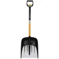 Fiskars 1057188, Snøskuffe, Metall, Sort, Oransje, Regulerbar, Ergonomisk, Finland, 36,2 cm