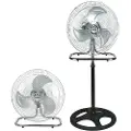 Ravanson WT-7046, Husholdningsvifte, Sort, Rustfritt stål, Gulv, 50 cm, AC, 80 W