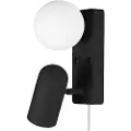 Globen Lighting Globen LightingVegglampe DoppioSvartVegglamperFra Homeroom
