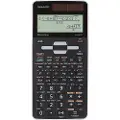 Sharp EL-W506T, Lomme, Skjerm, 16 sifre, Batteri/Solcelle, Sort, Grå