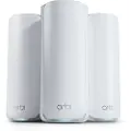 Netgear Orbi 770 Series RBE773 - Wi-Fi-system - (ruter, 2 utvidere) - inntil 6750 kvadratfot - maske 1GbE, Wi-Fi 7 Multibånd