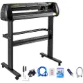Vevor 34" vinylkutter/plotter skiltklippemaskin programvare 3 blader LCD-skjerm