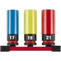 Milwaukee Slaghode kompl. 1/2 (17,19,21 mm) Milwaukee (plastbelagt)