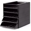 Durable IDEALBOX BASIC 5, Sort, C4, 5 skuffer, 250 mm, 322 mm, 332 mm