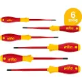 Wiha skruetrækkersæt SoftFinish electric slimFix VDE 1000V TORX Tamper Resistant (med boring) m/6 d