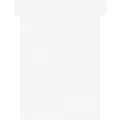 Nobo T-Card-planleggingskort - størrelse 3 Hvit