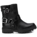 Xti Kids unisex for kids. 15098801-NEGRO Kid Girl's Bootie 150988 black (32), Flat, Zip, Casual, children's fashion