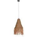DKD Home Decor Iron Natural Jute 44x44x67 Cm Taklampe