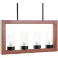 Home Decor Aluminium Krystall Taklampe 52x6x26 Cm