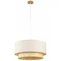 Home Decor Polyester Bamboo 50x50x25 Cm Taklampe