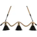 Home Decor Natural Metal Rope 85x18x20 Cm Taklampe