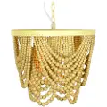 Home Decor Metal Wood Mdf 35x35x95 Cm Taklampe