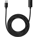 Baseus USB 3.0-forlengelseskabel hann til hunn, AirJoy-serien, 2 m (svart)