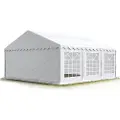 TOOLPORT 5x6 m partytelt, PVC-presenning, hvit