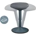 Leitz Ergo Active - Krakk - ergonomisk - triangulær - roterende - 100 % resirkulert stoff - mørk grå