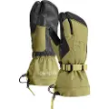 Ortovox Merino Freeride 3 Finger Votter grønn