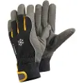 Ejendals TEGERA 9122, Verkstedhansker, Svart, Grå, Gult, Nylon, Polyester, Polyurethan, Voksen, Voksen, Riperesistent