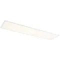 QAZQA Nedfelt LED-panel hvit avlang inkl. LED 3000K - 6500K - Seagal