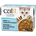 Catit Økonomipakke Catit Cuisine Stew 24 x 95 g - Sjømat med gresskar