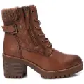 Refresh for woman. 17231003-CAMEL Ankle boots 172310 brown (37), 5 to 8 cm, Laces, Zip, Casual